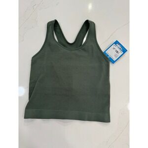 DSG girls‎ small work out racer back top green